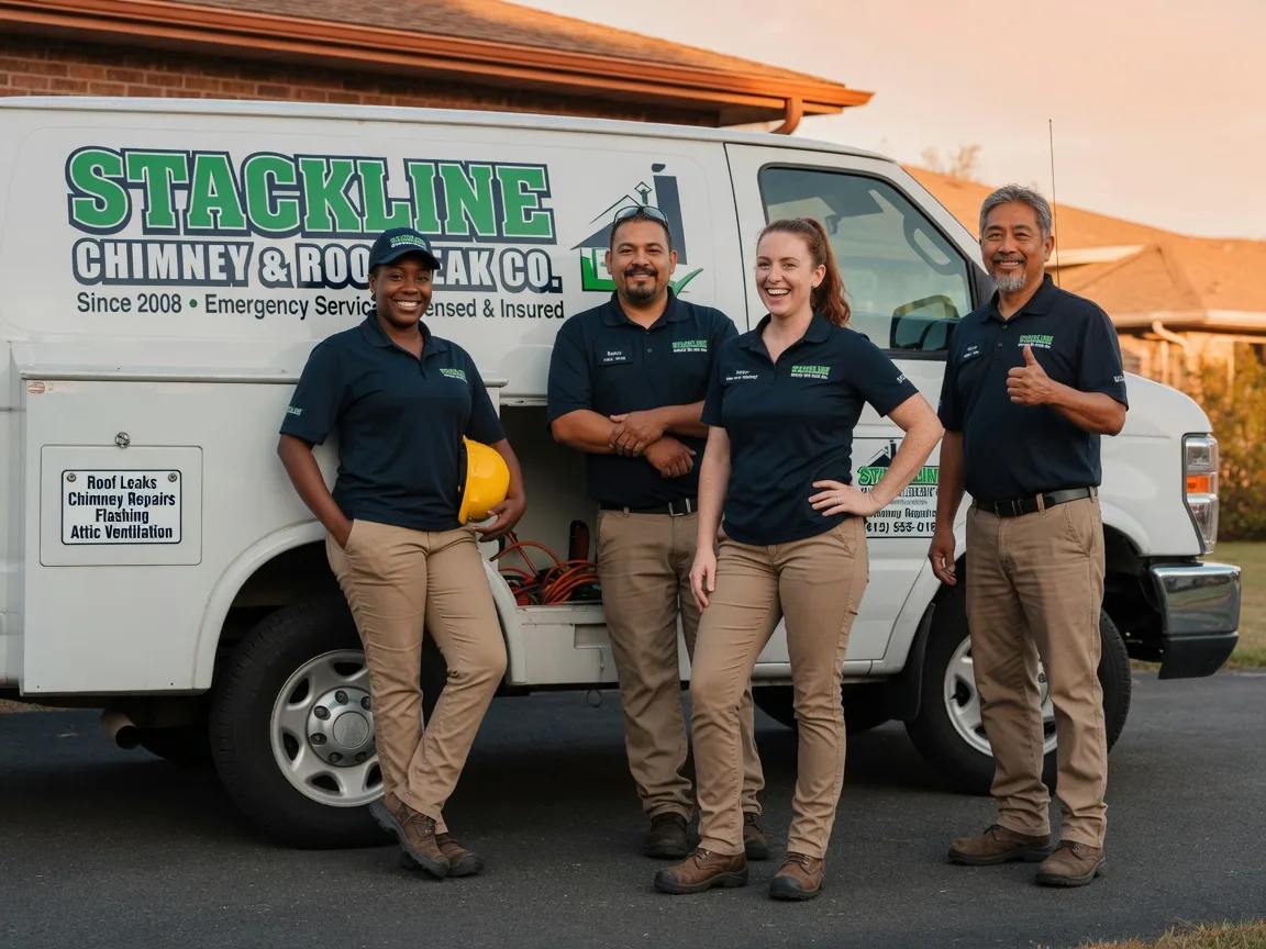 Chimney flashing repair company in Marshall, NC